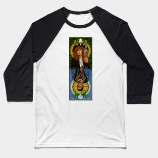 Russian Doll - Art Nouveau painting Baseball T-Shirt